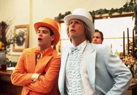 <strong>"Dumb & Dumber" (1994)</strong>: It's just one of Jim Carrey's string of 1994 comedies. The actor crafted a standout favorite alongside Jeff Daniels in this movie about two idiotic but lovable friends. 