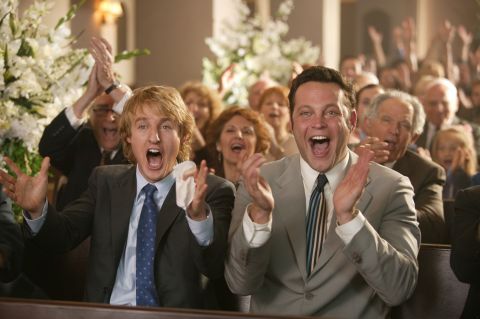 <strong>"Wedding Crashers" (2005)</strong>: Vince Vaughn was once again portraying the brash playboy to great effect in "Wedding Crashers," which also starred Owen Wilson as Vaughn's more sensitive party-crashing cohort.