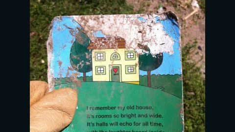 iReporter Mark Toney found this poignant children's book while helping with tornado recovery efforts.