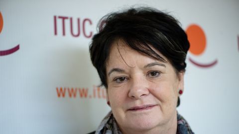 Sharan Burrow, general secretary of the International Trade Union Confederation