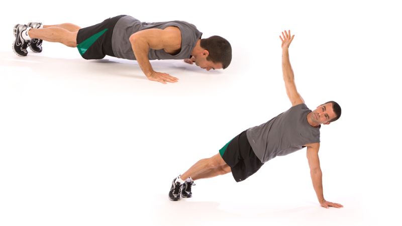 Push up rotation discount exercise