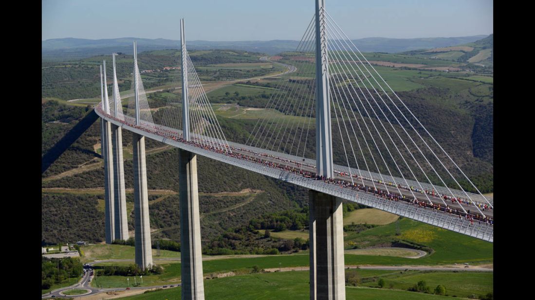 Millau Viaduct, Millau, France.