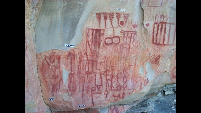 Drawings of what appear to be teepees, local plants and animals like deer, lizards and centipedes can tell researchers about how the populations lived.