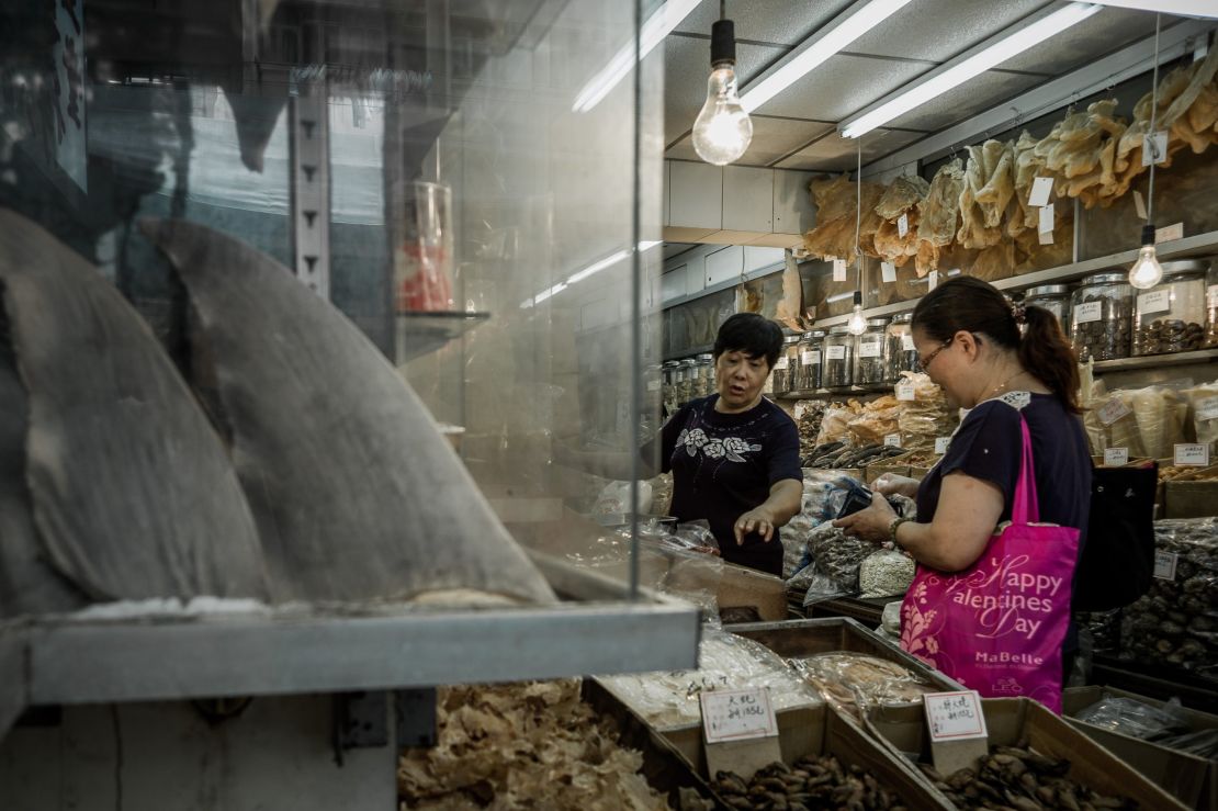 Hong Kong is the shark's fin capital of the world. 