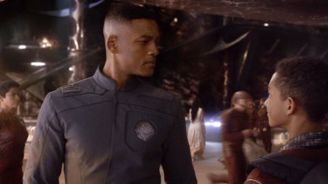 Will Smith stars with son Jaden in "After Earth."