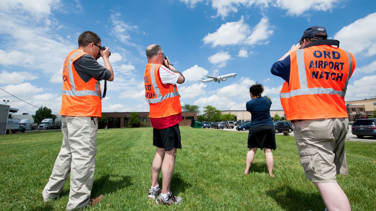 Taking their name from ORD -- O'Hare's international airport code -- ORD Airport Watch members are obsessed with photographing, tracking and documenting the movement of aircraft. That's what makes them plane spotters. 