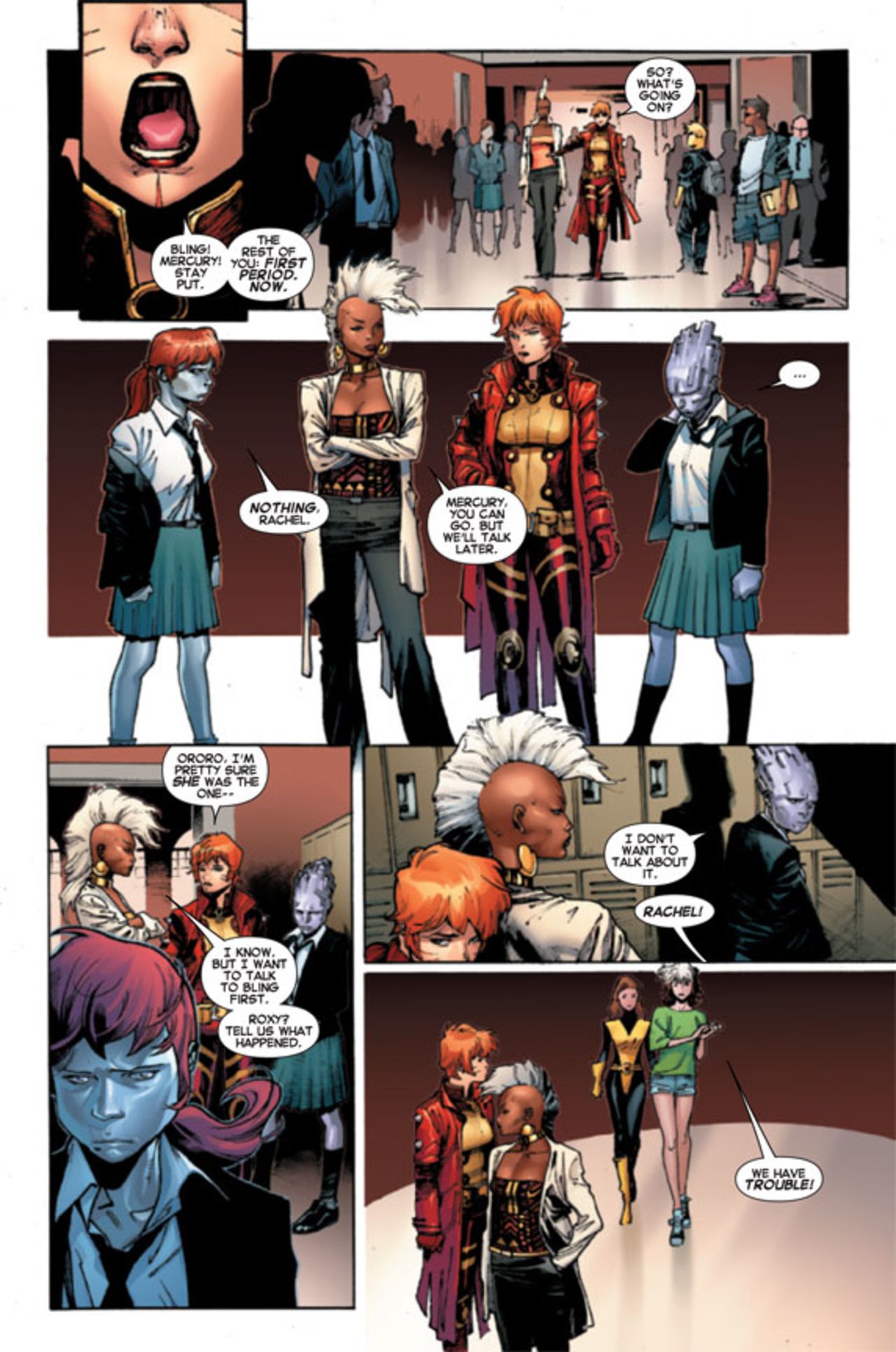 The new team is made up of popular established female characters, a testament to the strong women in "X-Men" history.