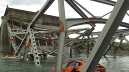 Two cars plunged into the Skagit River in Washington State when the Interstate 5 bridge over it collapsed. Authorities estimate it will take $15 million to repair that portion of the state's main artery to Canada. 