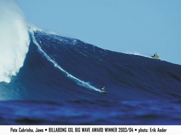 Gran ola: récord mundial de 21,3 metros logrado por Pete Cabrinha en enero de 2004.<br />