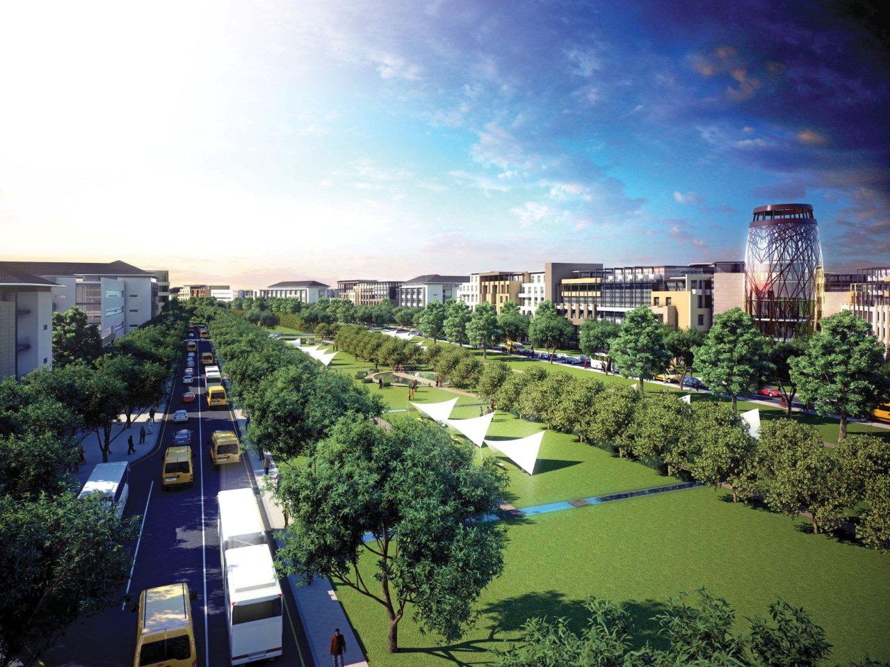A new mixed-use development for more than 150,000 residents, Tatu City was initiated by Rendeavour, "Africa's largest property developer." It's a 5,000 acre mixed-use development with schools, homes, sports facilities and green spaces. 