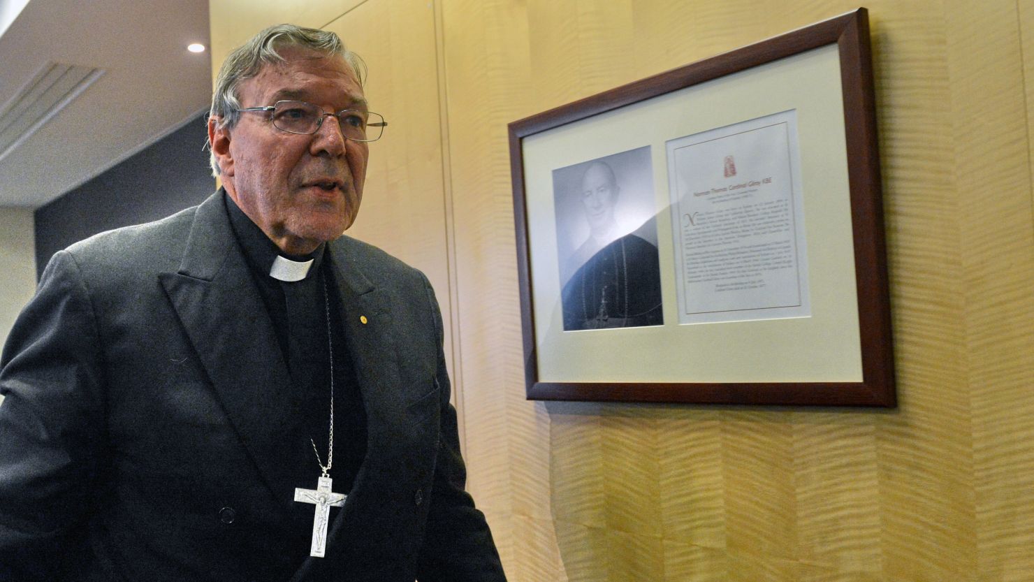 Cardinal George Pell, Australia's most senior Catholic, seen in this file photo, denied personally covering up the abuse of minors.