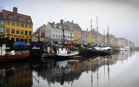 A general view of a canal in the Nyhaven area of  Copenhagen in 2009. Denmark is the world's happiest nation, according to the <a href="http://unsdsn.org/wp-content/uploads/2014/02/WorldHappinessReport2013_online.pdf" target="_blank" target="_blank">2013 World Happiness Report</a> from Columbia University's Earth Institute. The report was issued in September.