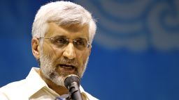 Saeed Jalili is Iran's chief nuclear negotiator and represents Iran in talks with the European Union.