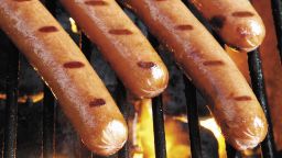 grill hot dogs