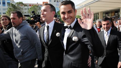 Vincent Autin and Bruno Boileau were the first same-sex couple to marry in France in May 2013.