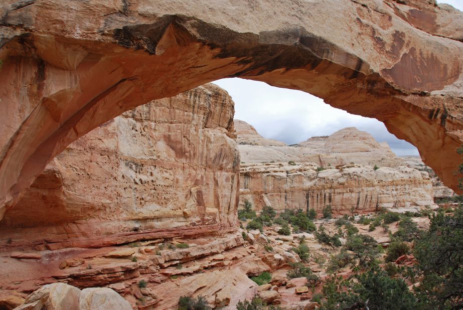 Bergsma's other favorite national park is Capitol Reef National Park in Utah, where he loves the off-trail hiking. 