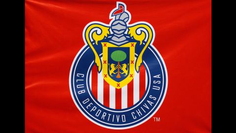 The emblem of the Los Angeles area-based Chivas soccer team is pictured above.