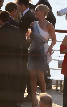 Four royal honeymoons have taken place on the "HMY Britannia", but Queen Elizabeth II's granddaughter Zara Phillips (pictured) was instead happy to soak up the sunshine on board during a pre-wedding bash to Rugby player Mike Tindall in 2011. 