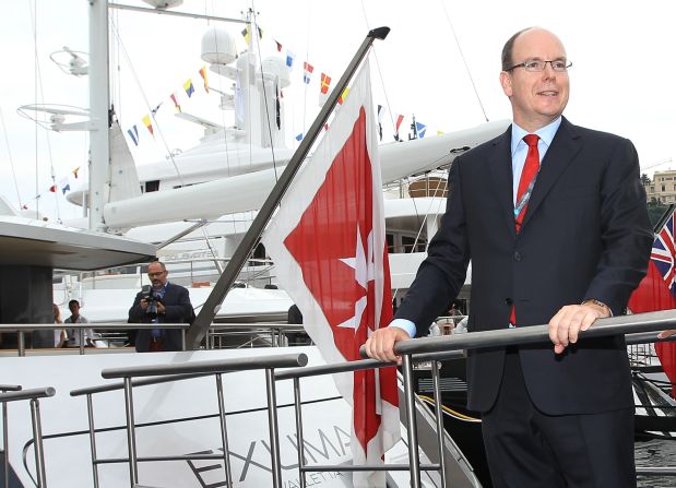  Prince Albert II of Monaco has continued his father's love of yachts. Though these days they come a lot bigger, with the nation state playing host to the annual Monaco yacht show -- featuring the biggest superyachts in the world.