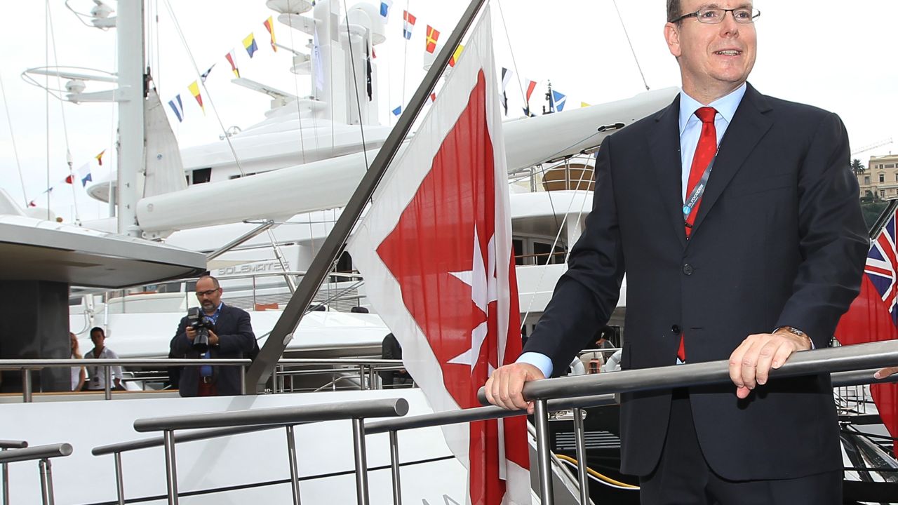  Prince Albert II of Monaco visits the International Monaco Yacht Show on September 24, 2010 at Port Hercules in the principalty of Monaco. A selection of 100 exceptional super and mega-yachts from 25 to over 90 m long is presented until September 25, 2010.