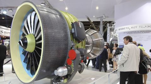 The LEAP engine on display at the Paris International Air Show in 2011