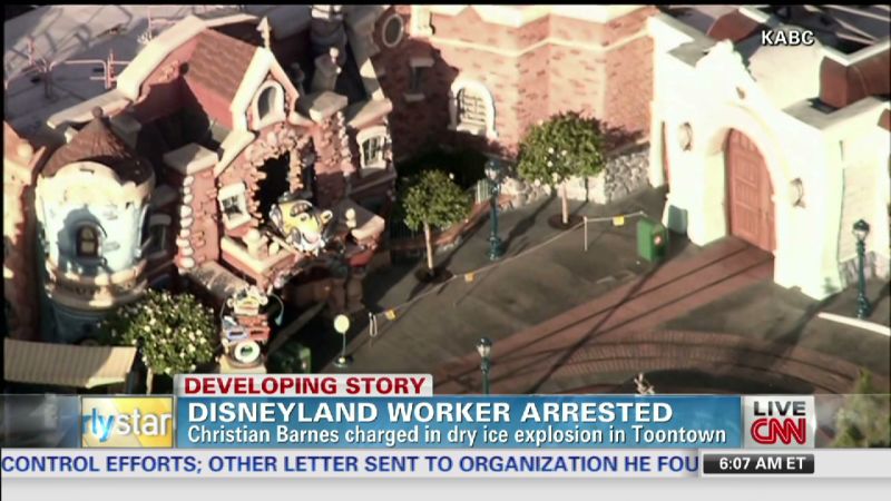 Disneyland Employee Arrested In Connection With Explosion Inside Park | CNN