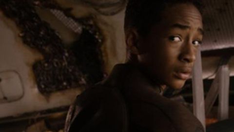 You never just walk up on the bad thing. The bad thing is ALWAYS behind you, as Jaden Smith displays in "After Earth."