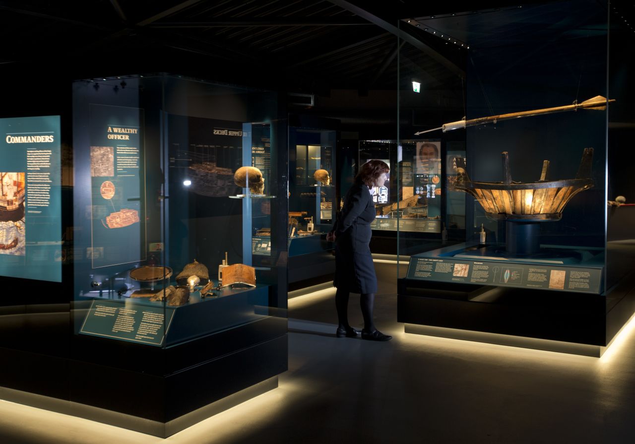 The museum opens more than 30 years after the hull of Mary Rose was raised from the Solent in 1982.