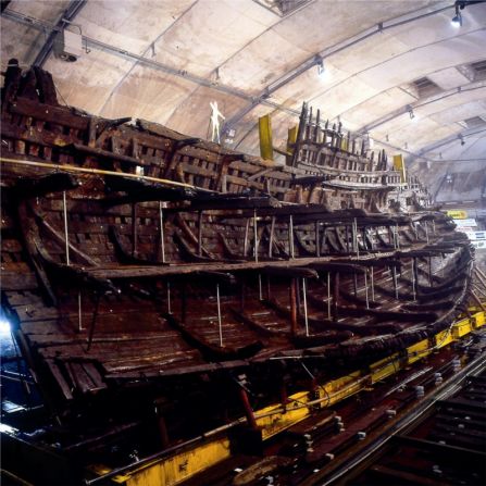 After more than 400 years at the bottom of the ocean, the<em> </em>Mary Rose, King Henry VIII's key warship, is the centerpiece of a new museum in Portsmouth, England, located at the same dockyard where it was built. 