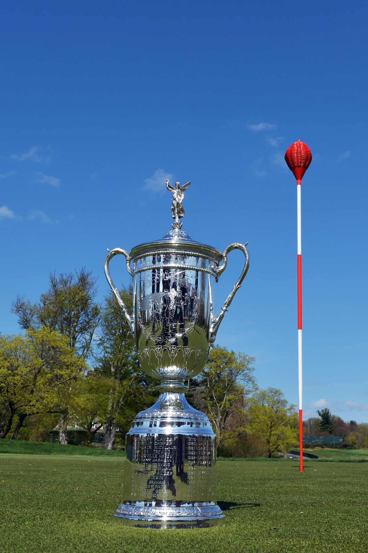 The famous wicker basket flagsticks will be on full view again at the 2013 U.S. Open on the East Course at Merion.