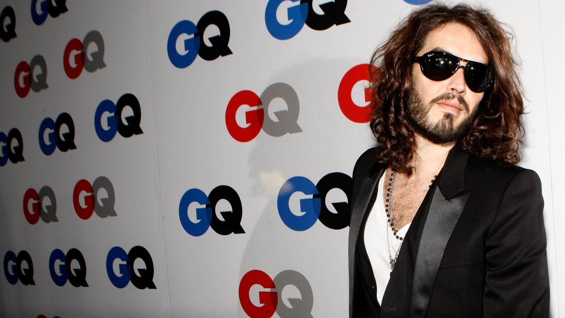 Russell Brand arrives at the GQ Men of the Year party on November 18, 2008, in Los Angeles.
