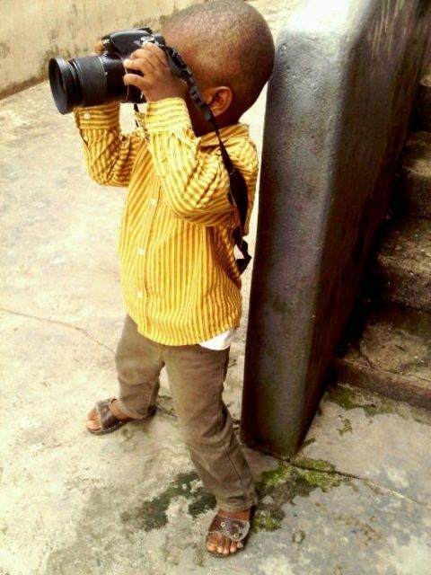 Living in Lagos, Nigeria, the talented boy likes taking pictures of landscapes, portraits and street life.