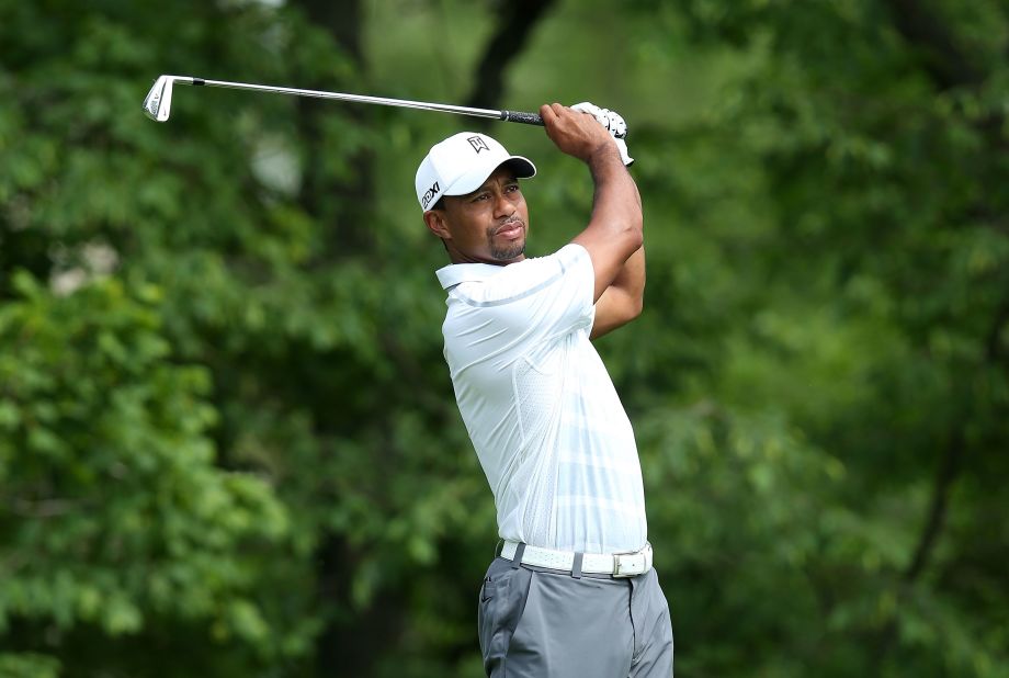 Tiger Woods endured a difficult third round of the Memorial Tournament at Muirfield Village in Dublin, Ohio.