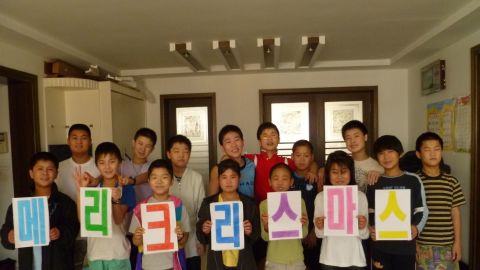 A Christmas 2011 photo shows North Korean youth refugees, nine of whom were handed last week to North Korean authorities.