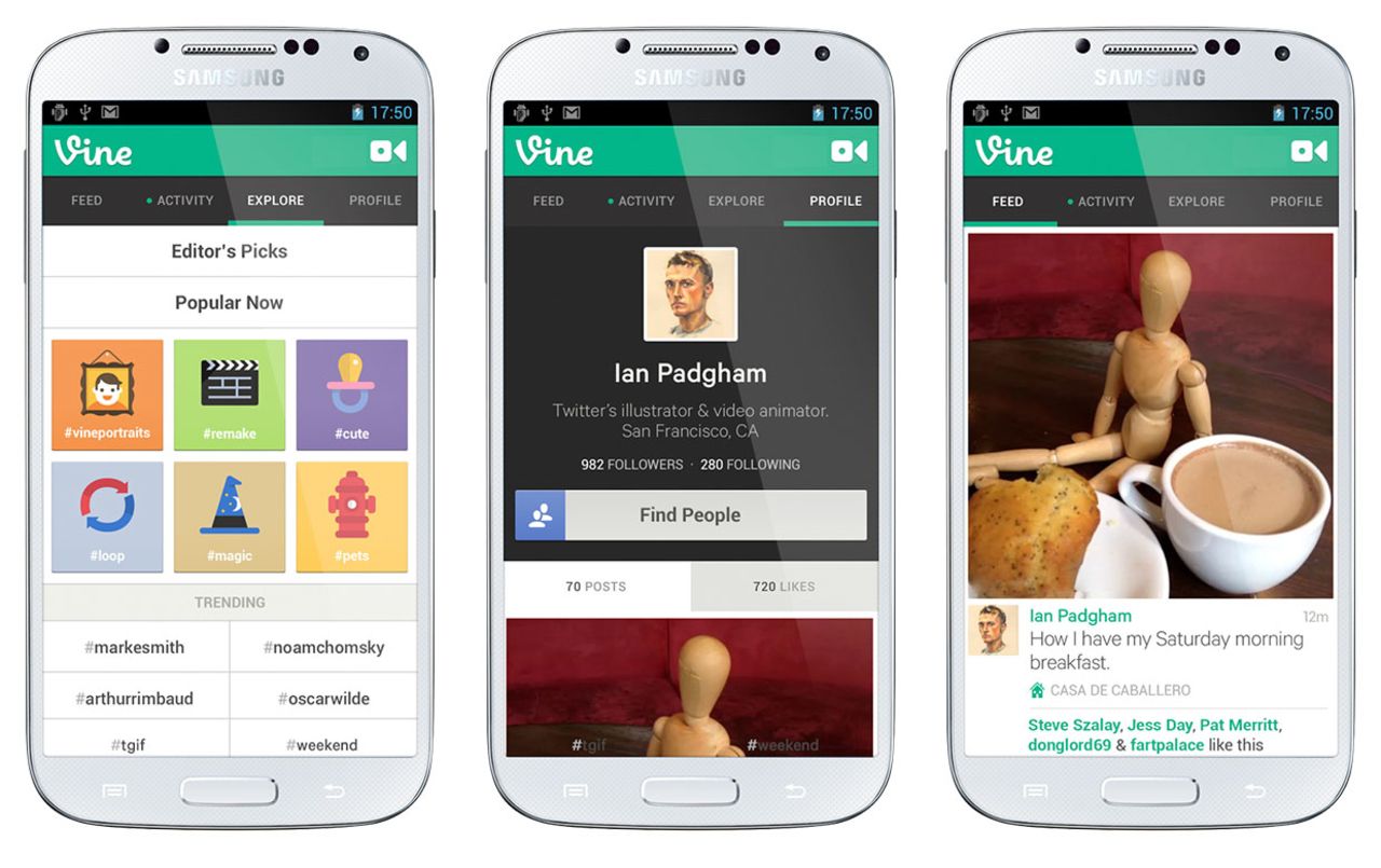 <strong>Micro videos go mainstream: </strong>First Twitter, no stranger to combining arbitrary constraints with creativity, released Vine, a new social app for sharing six-second videos. Instagram quickly followed by allowing videos up to 15 seconds long.<a href="https://www.cnn.com/2013/12/20/tech/gallery/top-tech-stories-2013/[http://www.cnn.com/2013/06/19/tech/social-media/social-video-trend/" target="_blank"> The new medium has already taken off</a> with clips of breaking news, artsy creations and a new kind of selfie.