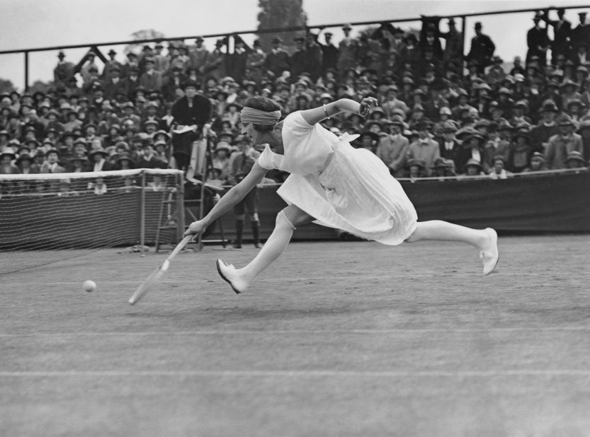 "When she was young, she studied dance -- she studied ballet and people said she played tennis like a dancer," Engelmann says. "She walked around the court between points on her tip toes. She posed a certain way when she was going to serve."