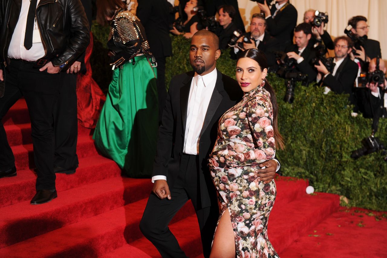 If there were a thought bubble above Kanye's head at the 2013 Met Gala, we'd bet it would say, "Say something about my girlfriend's dress. I dare you." 