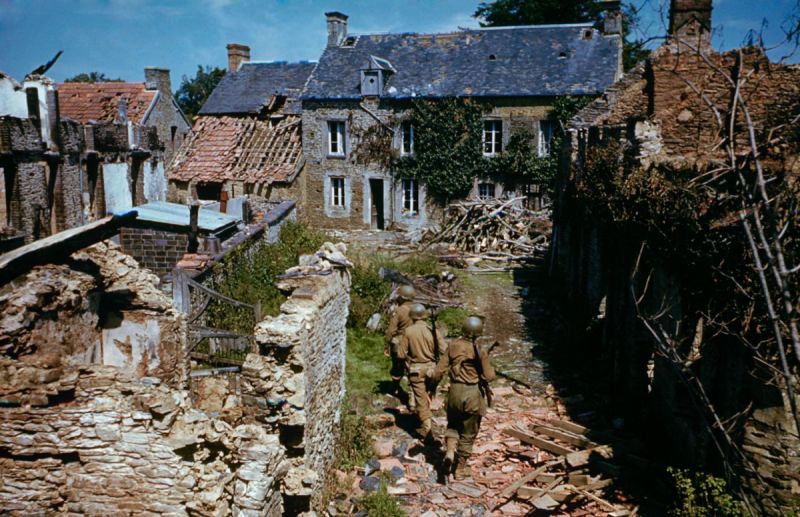 Before and after D-Day: Color photos from England and France, 1944