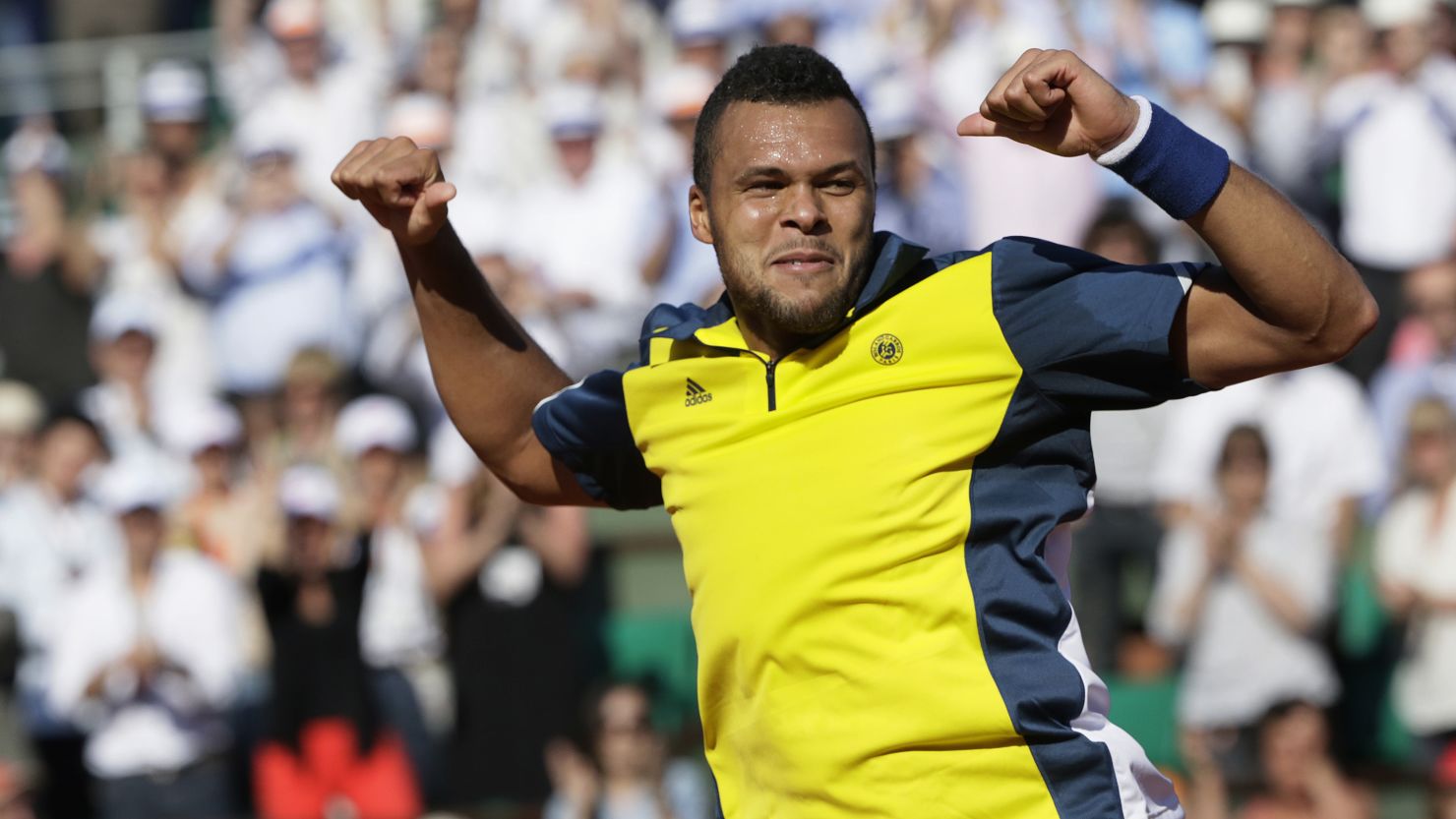 Tsonga will play David Ferrer in the semifinals as he bids to end France's 30-year wait for a men's champion at Roland Garros