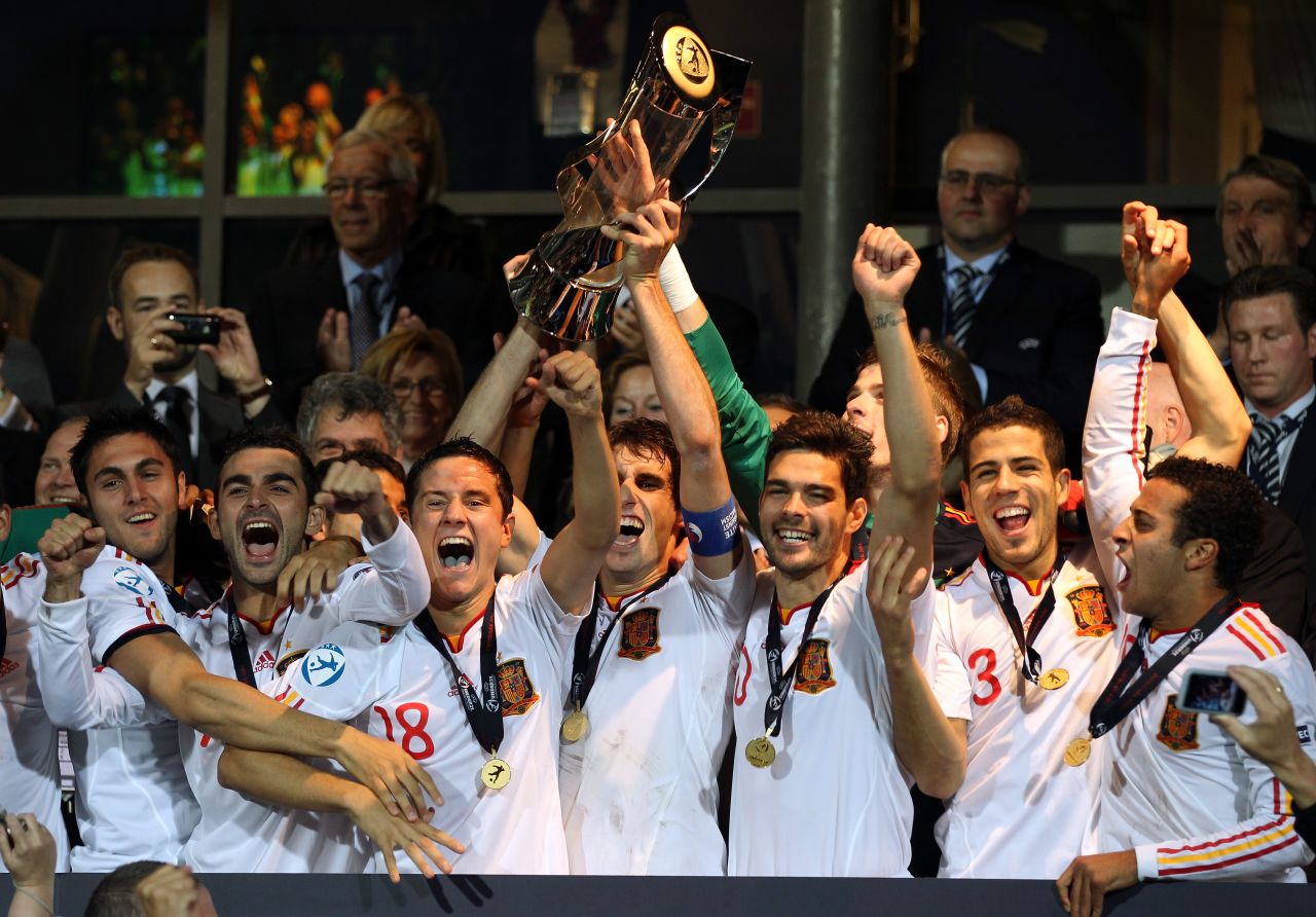Spain won the last European Under-21 Championship, held in Denmark in 2011. Luis Milla's team beat Switzerland 4-0 in the final, with players such as Bayern Munich midfielder Javi Martinez and Chelsea playmaker Juan Mata starring for La Roja.