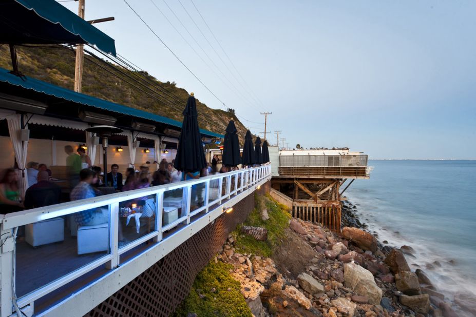 On the Pacific Coast Highway, no bar other than our number 11 has quite such a dramatic outdoor perch right over the rocks and crashing surf.