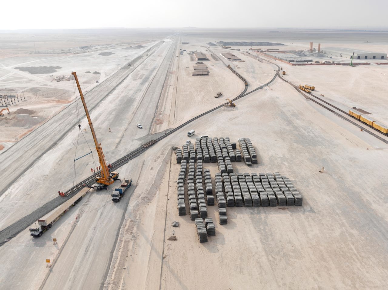 The 1,200 kilometer Etihad Rail network will extend across the desert hinterland of the United Arab Emirates, costing a cool $11 billion and enhancing freight and passenger transport infrastructure across the country.
