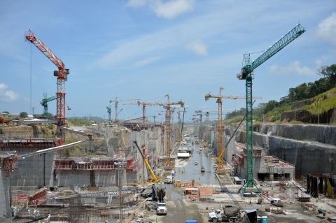 The Panama canal is being upgraded at a cost of $5.25 billion to ensure it is capable of handling the ever-increasing size of the world's biggest cargo ships.