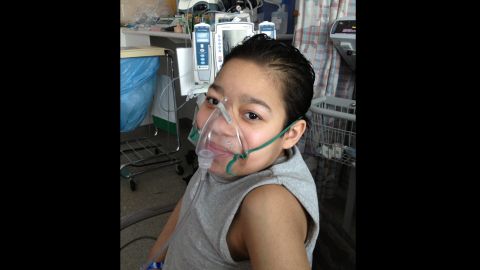 Javier Acosta, 11, currently is hospitalized at Children's Hospital of Philadelphia while awaiting a lung transplant. 