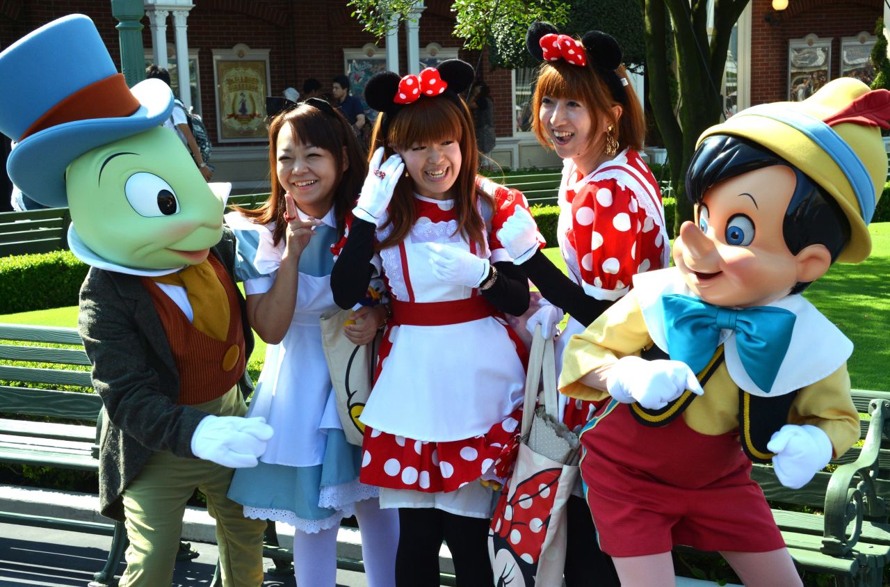 While "The Green Hornet" got lots of attention on the big screen in 2011, there were also bugs on the smaller ones. Jiminy Cricket appeared as a character in "Once Upon a Time," a TV series based on fairy tales and storybook. Cricket is seen at left with other characters dressed up for an early Halloween at Tokyo Disneyland in September 2012.