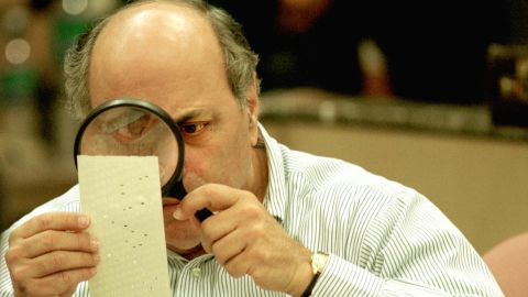 Scene from the 2000 Florida election recount.