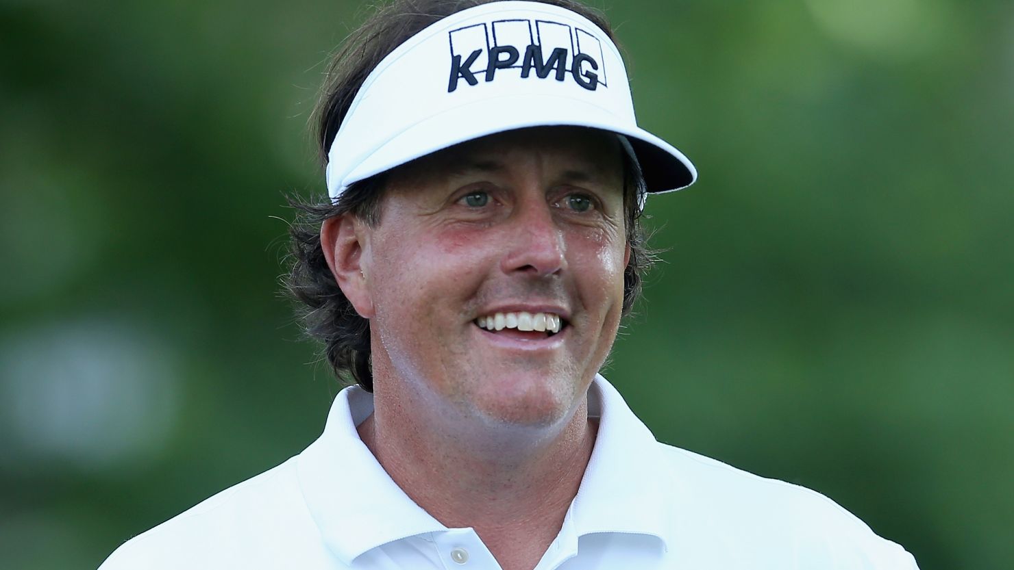 Phil Mickelson is all smiles as he charges into contention at the St. Jude Classic in Memphis