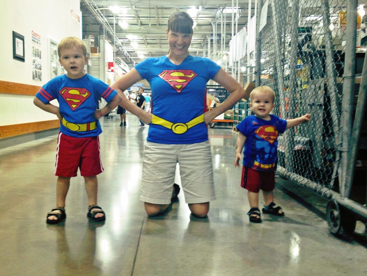 <a href="http://ireport.cnn.com/docs/DOC-978958">Steve Crawford</a> photographed his wife, Lisa, and his two sons dressed up as a superman family. He says his son, Brendan, has been on a Superman kick and insisted that his mom and younger brother join him in dressing up as the "Man of Steel." Often, he said, Superman is the first superhero kids are exposed to. "Kids like to pretend, and that's so far away from reality, that it's fun to imagine," he said, recalling that his earliest memories of Superman are from the 1980s Christopher Reeve movies.  