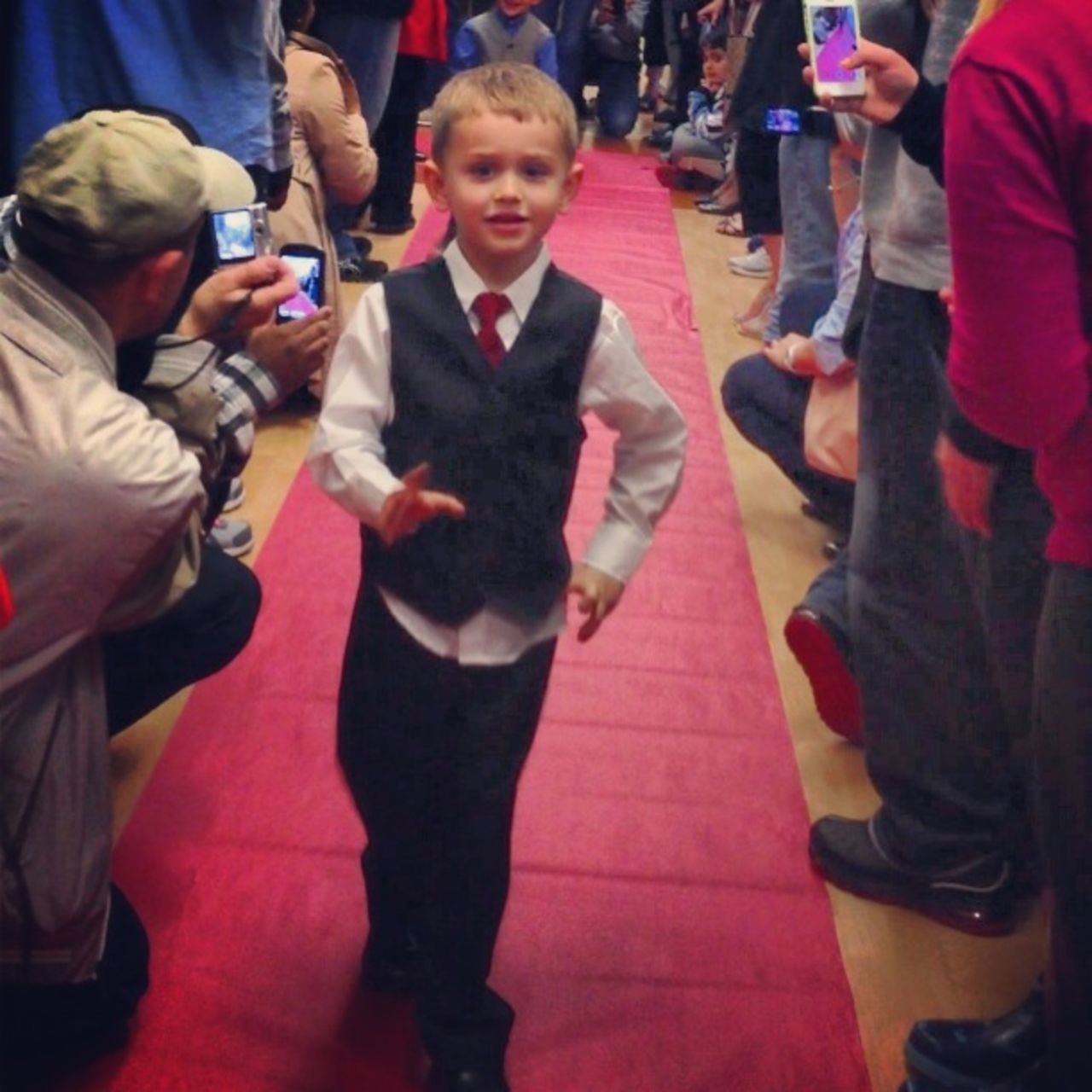 Turns out lots of preschools have proms! <a href="http://ireport.cnn.com/docs/DOC-984577">Calvin Coursen</a> struts the red carpet at his preschool prom at Kiddie Academy of Eatontown in Eatontown, New Jersey. "I personally loved seeing my son dressed up and so excited to be with all his friends," said mom Gwendolyn Coursen. 