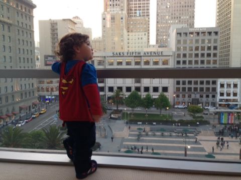 <a href="http://ireport.cnn.com/docs/DOC-978667">Keren Espinoza</a> loves dressing her 19-month-old son, Jadon, as Superman. "I love to see him run and swing at the park. He looks like his cape really makes him fly," she said. She says Jadon's father is a huge comic book fan, and Jadon already has years worth of superhero memorabilia waiting to be passed down to him by his family. 